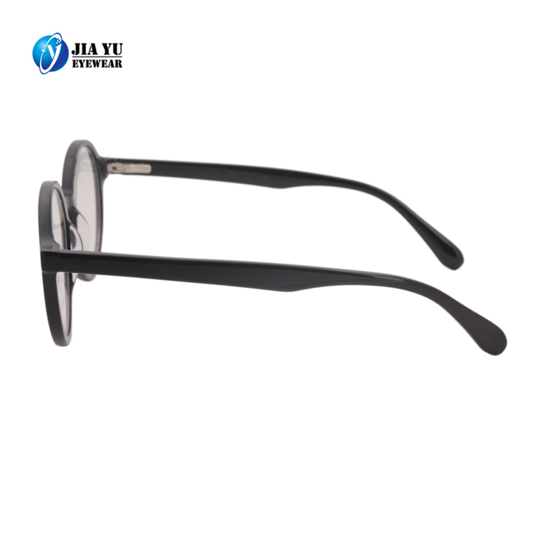 Custom Optical Round Handmade Acetate Eyeglass Frames Women Jiayu